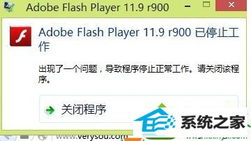 win10系统弹出Adobe Flash player已停止工作窗口怎么办 win10系统弹出Adobe Flash player已停止工作窗口的解决方法